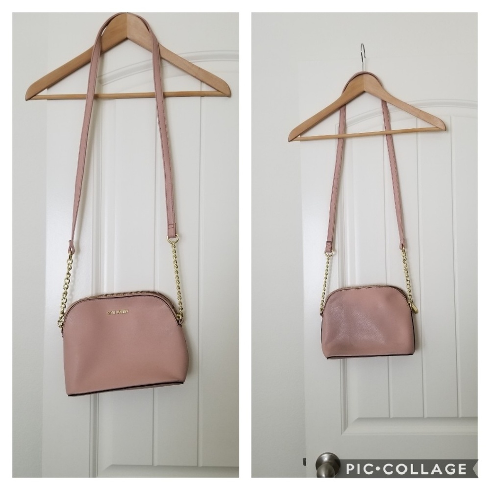 Pink cross body purse